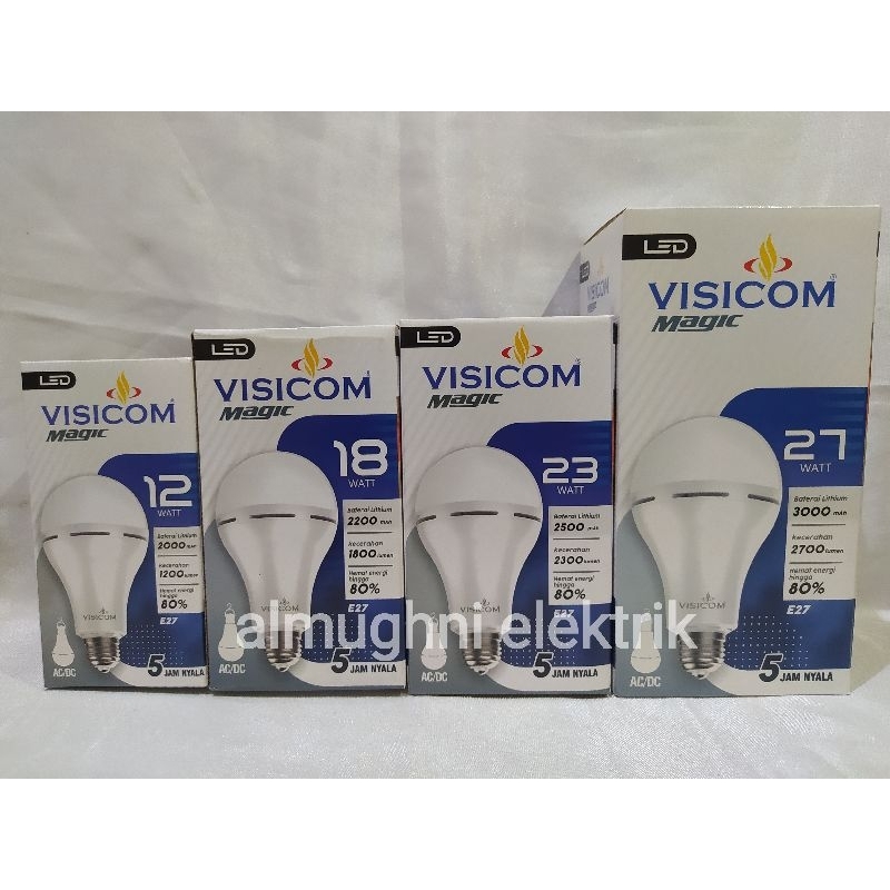 lampu LED EMERGENCY VISICOM/led megic visocom 12w.18w.23w/lampu ajaib