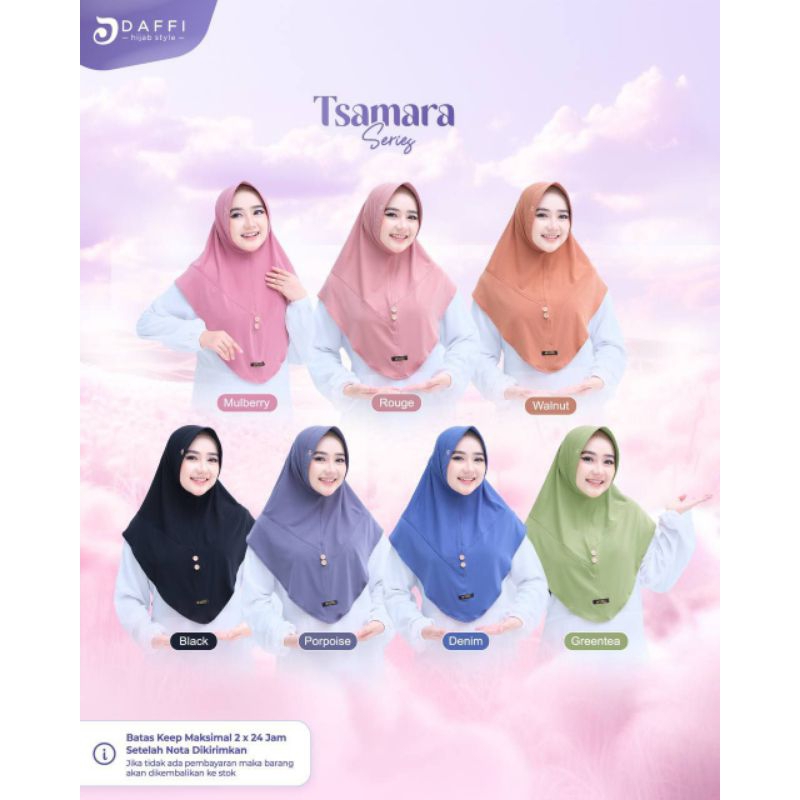 DAFFI - tsamara series - tsamara daffi - hijab daffi - hijab instan - daffi tsamara