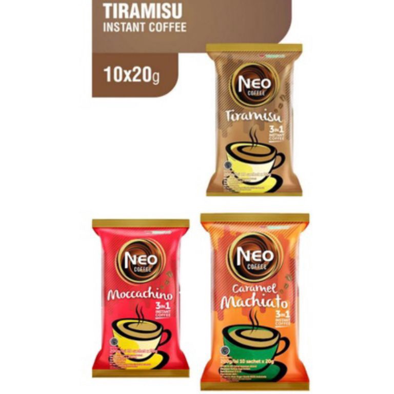 

Kode BMU459 Neo Coffee Kopi Instant 9X2g