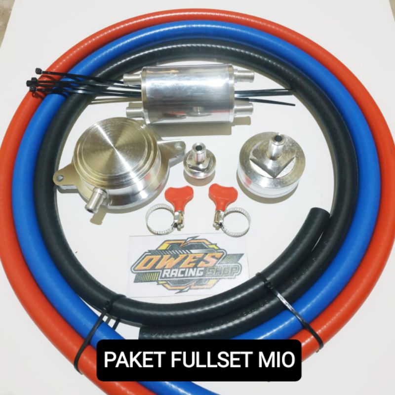 (PROMO) Paket fullset selang hawa tutup timing tutup oli tutup klep tabung hawa untuk motor mio supr