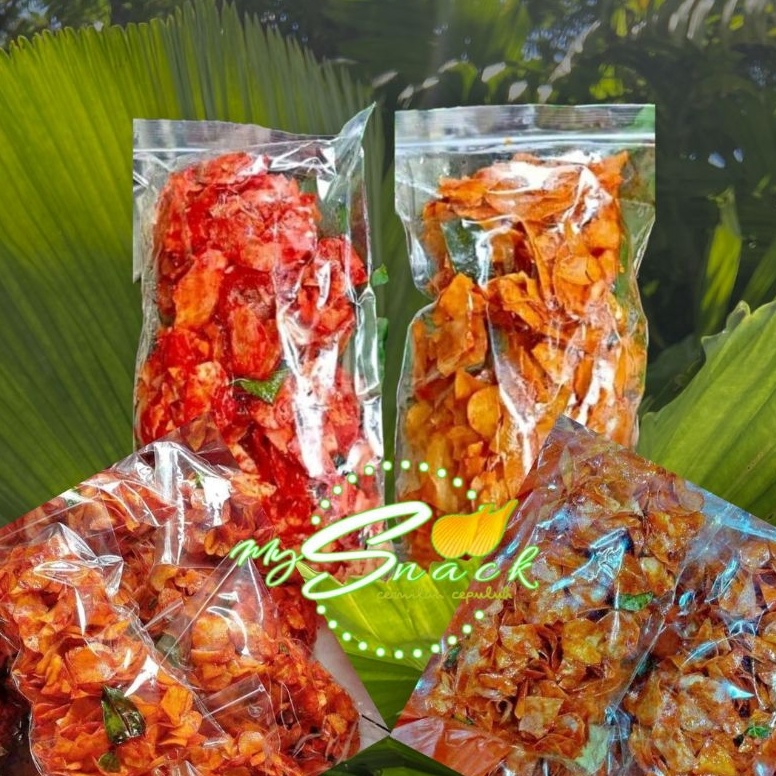 

modelTipe GHS29 KRIPIK KERIPIK SINGKONG VIRAL 5grm BALADO RUJAK RENDANG PADANG PEDAS MANIS