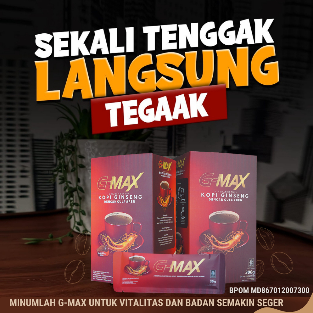 

COFFEE G MAX COFFEE STAMINA DAN VITALITAS PRIA KOPI KUAT PERKASA ASLI TAHAN LAMA PRIA DEWASA