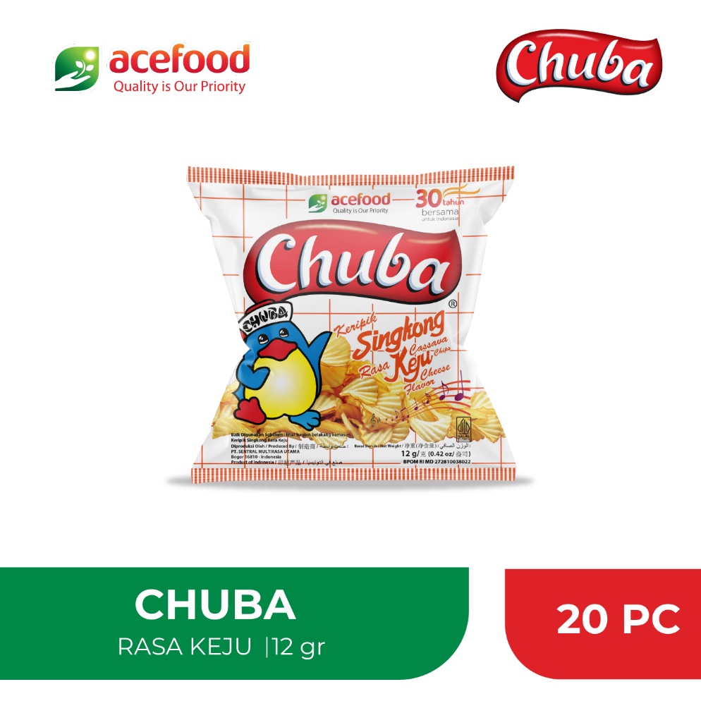 

modelTipe NWZ692 Chuba Keripik Singkong 12gr 2 pcs Rasa Keju
