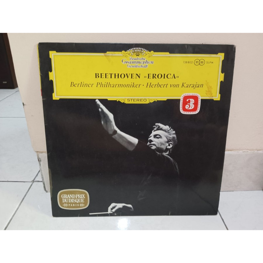Beethoven 3 Karajan – Eroica Vinyl Piringan Hitam Klasik