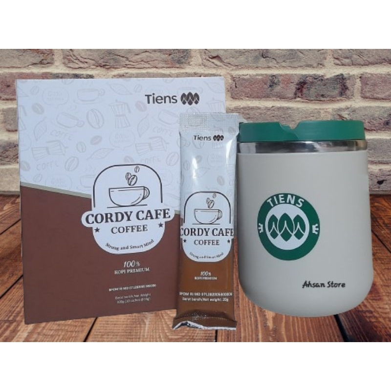 

1 Sachet Cordy Cafe Coffee Penambah Stamina - Tiens 100% Kopi Premium