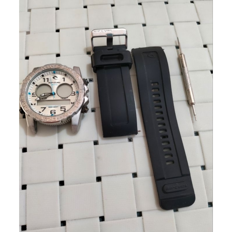 Strap Tali Rubber Ripcurl Cortez Tidemaster Atom Karet Ripcurl Orbit Model Rata Ukuran 26mm