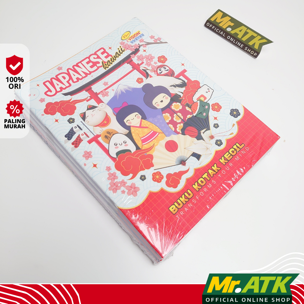 

BUKU KOTAK KOTAK UKURAN KECIL A5 VISION - BUKU TULIS MATEMATIKA ANAK SEKOLAH PERSEGI MATH BOOK