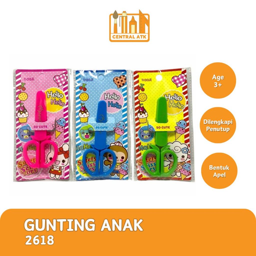 

SCISSORS | GUNTING ANAK 2618 (1 PCS)