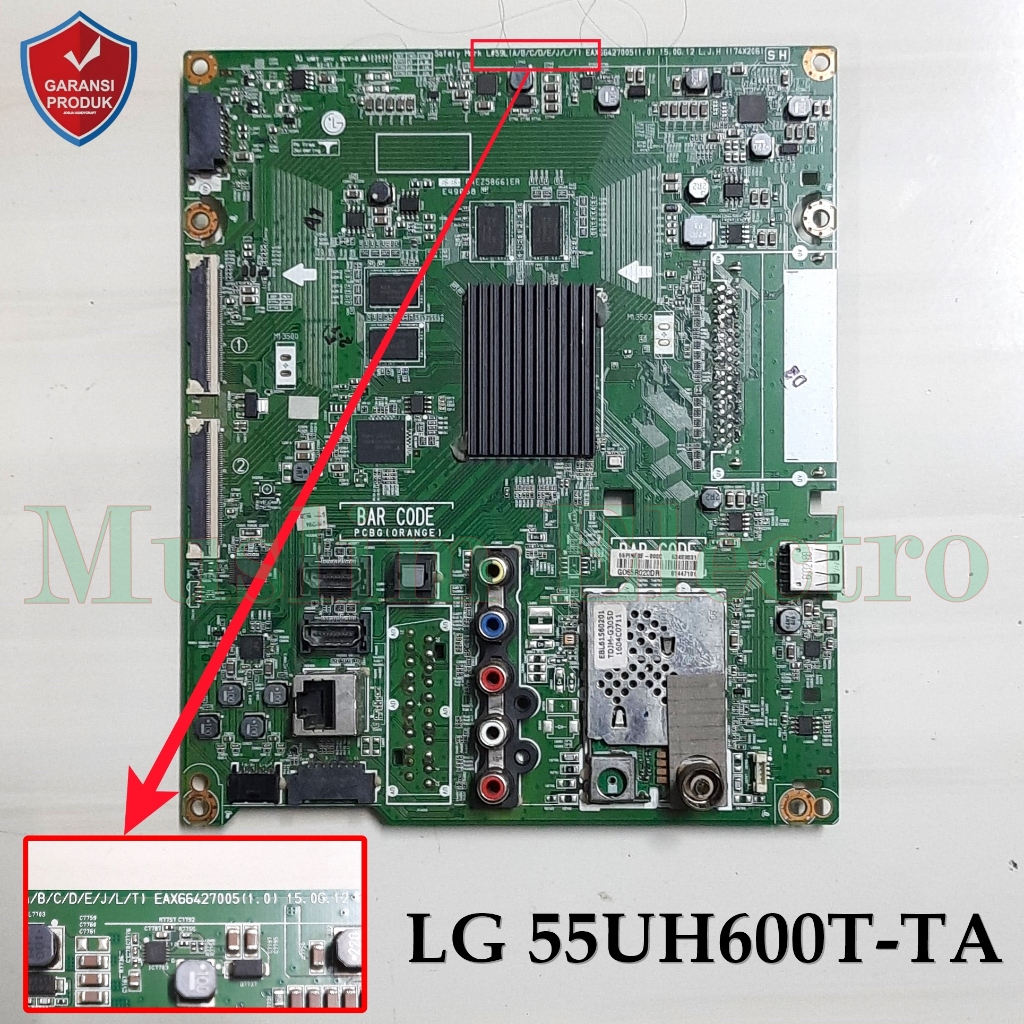 Mainboard LED TV LG 55UH600T-TA 55UH600T 55UH600