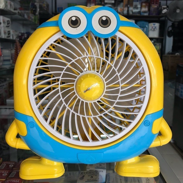 KIPAS ANGIN KARAKTER/KIPAS ANGIN MEJA MINION/KIPAS ANAK KARAKTER