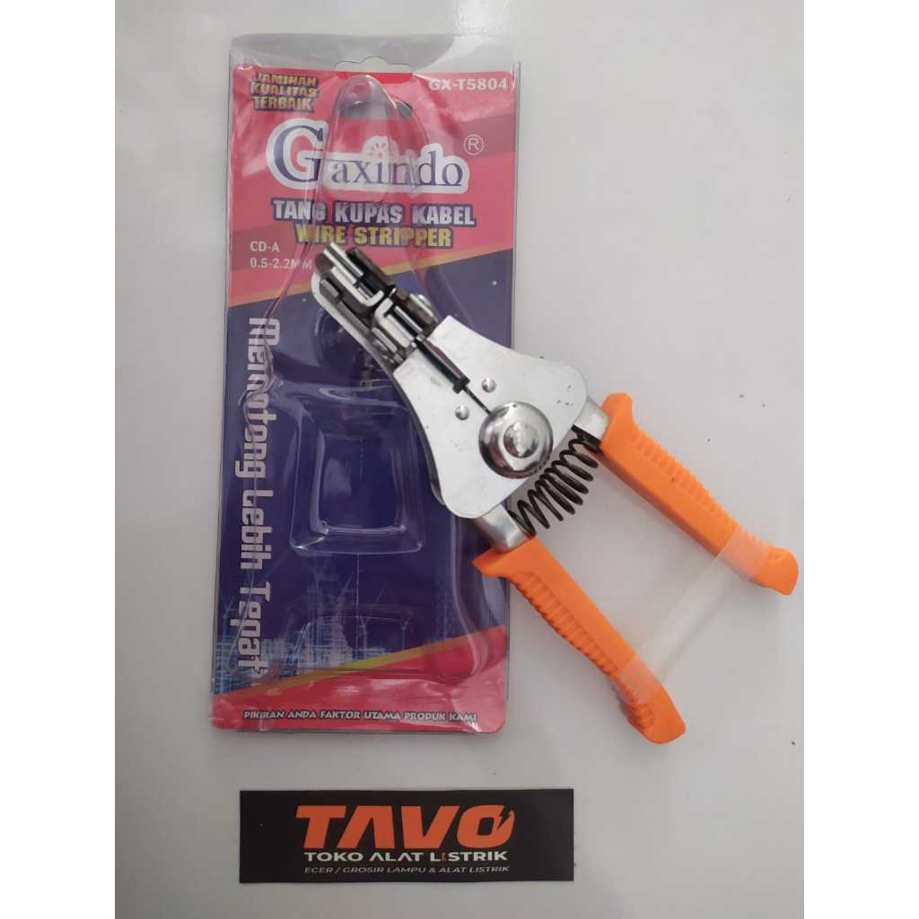 TANG POTONG KUPAS KABEL GAXINDO GX-T5804