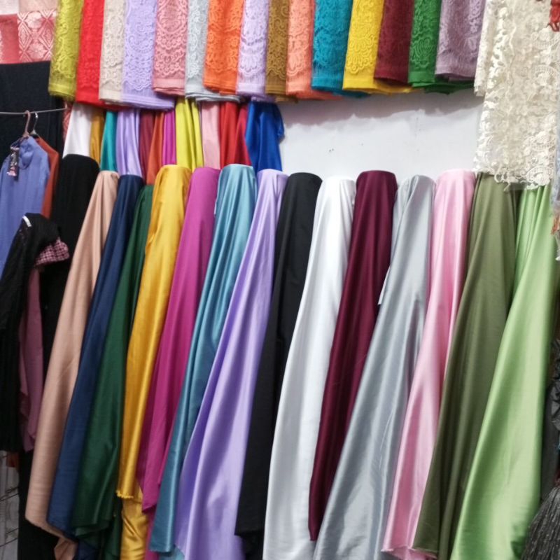 KAIN SATIN VELVET BY ROBERTO CAVALI JUNIOR lebar 1,5m