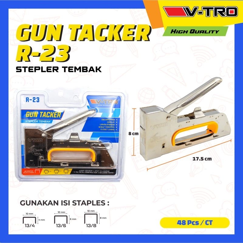 

Staples Tembak Guntacker V-TRO BESI