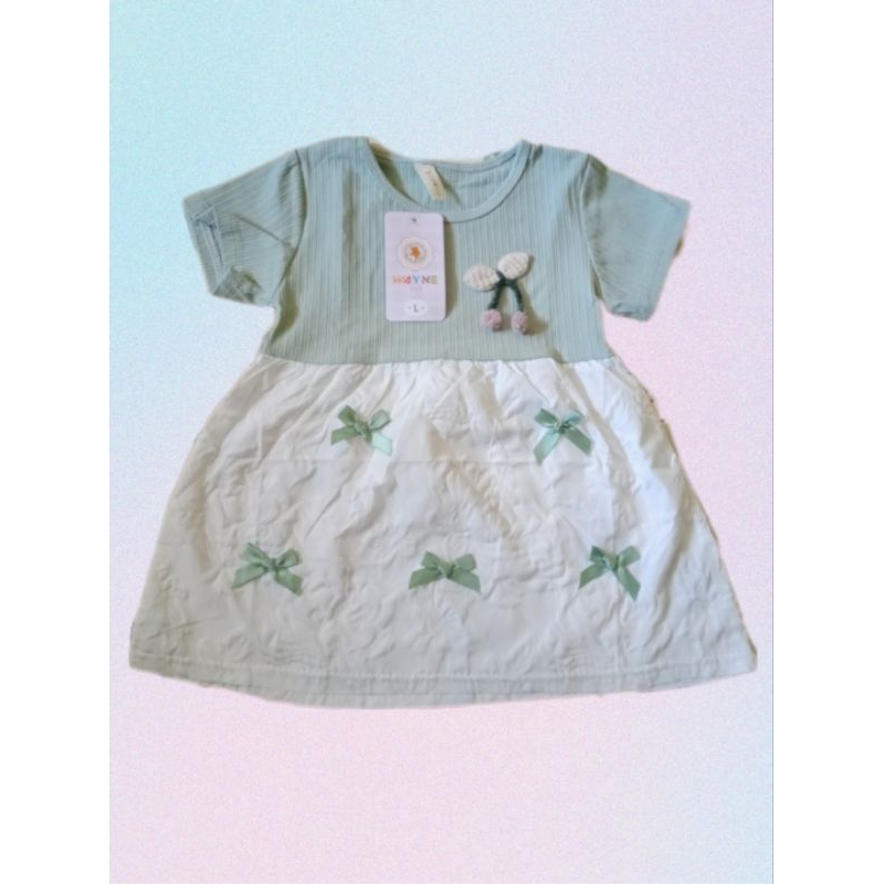 Dress anak Import sage