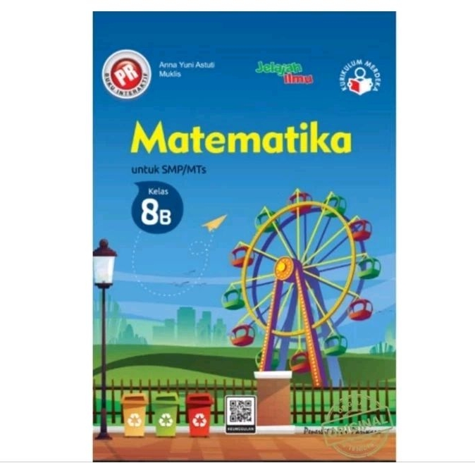 Buku lks pr Matematika kelas VIII, 8 semester 2 kurikulum merdeka tahun 2024 Intan Pariwara