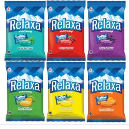 

PERMEN RELAXA ALL VARIANT 125g ( ISI 50 )