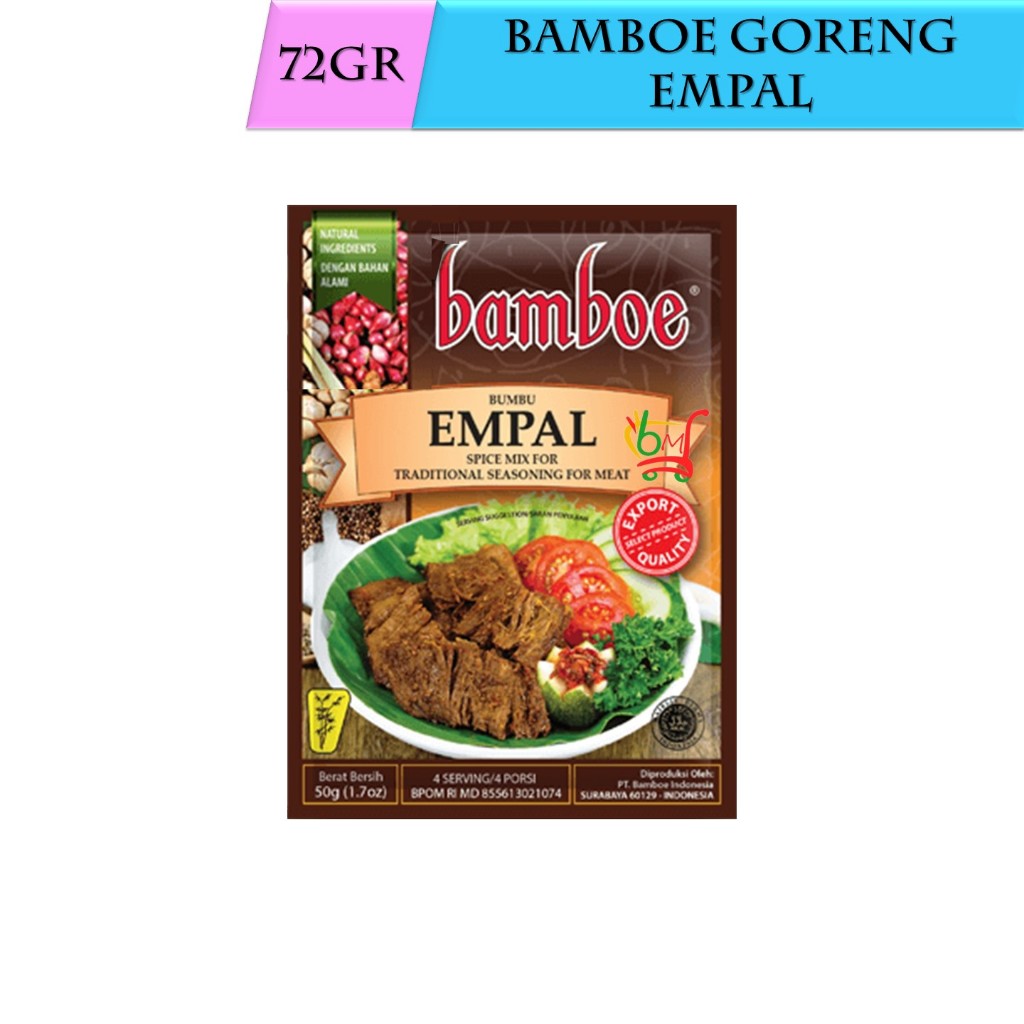 

Bamboe Empal Bumbu Masak Instan Khas Indonesia