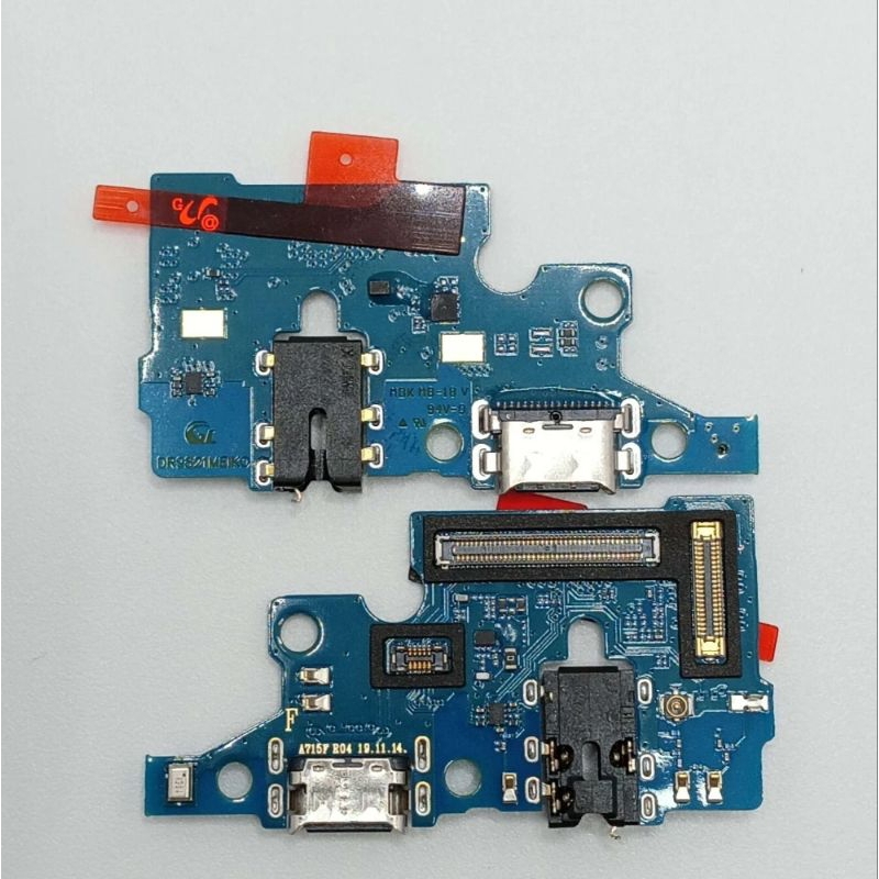 Papan charger/Papan Cas untuk Samsung A71 Konektor charger Original