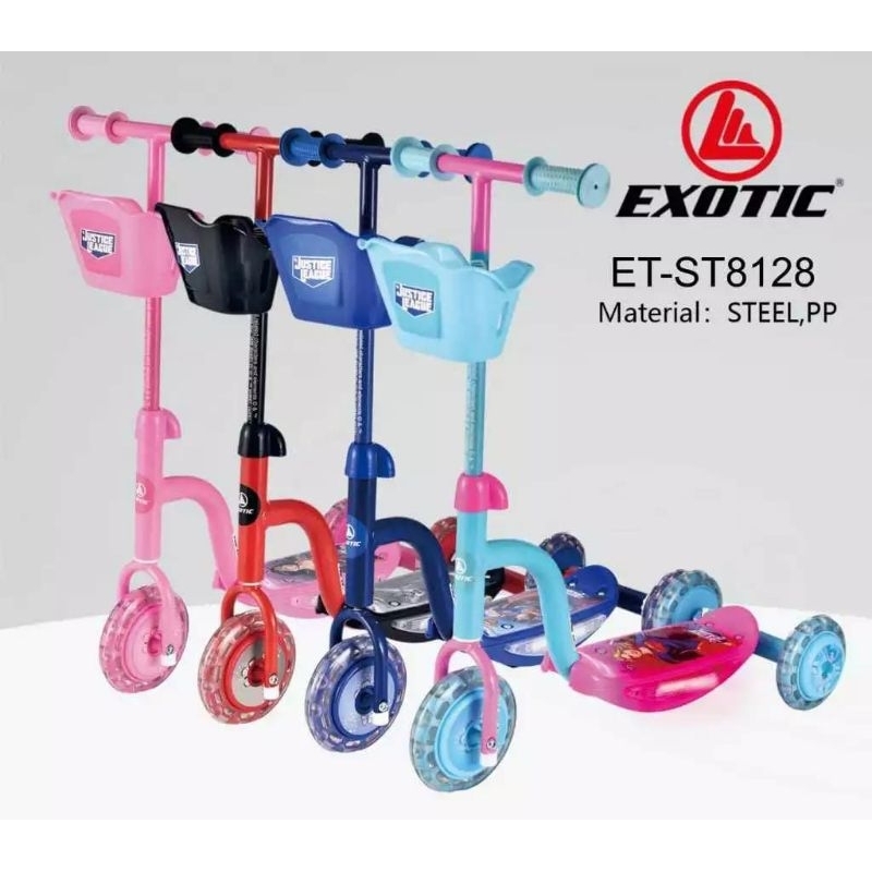 Scooter anak Exotic ET ST 8128 Otoped roda 3