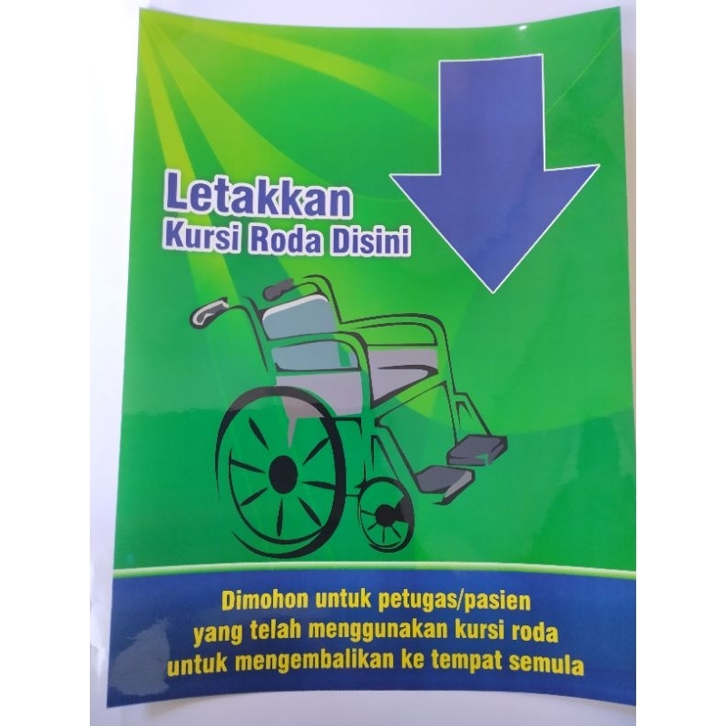 

Stiker Letakkan Kursi Roda