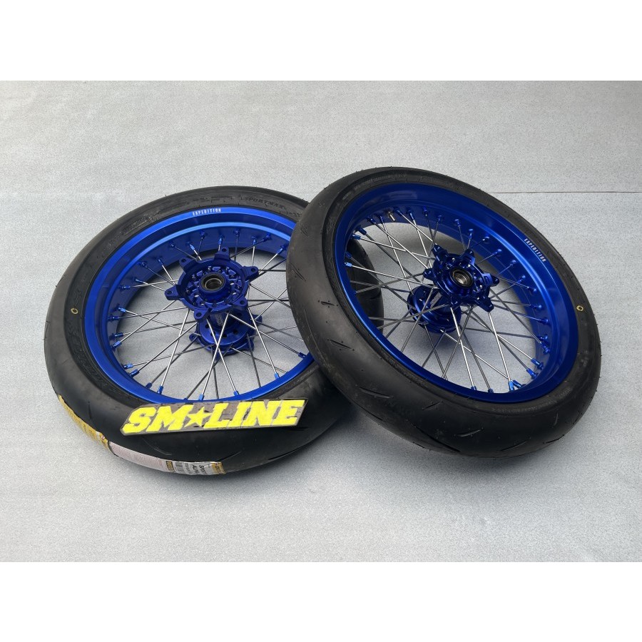 Ban set Supermoto YZ 2 tak 4 tak Ban Dunlop Sport Alpha Ban Supermoto