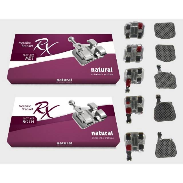 Bracket Metal Natural Mini Roth Slot 022 Hook On 3 Behel Perawatan Rapikan Gigi