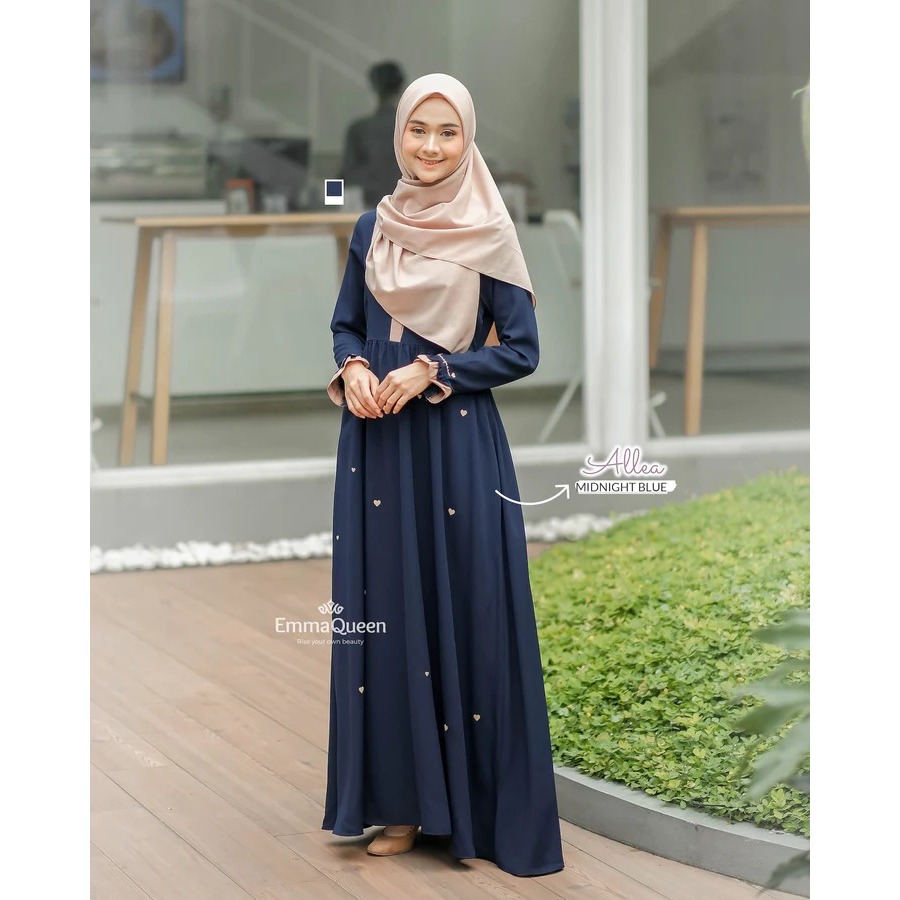 ALLEA DRESS || Gamis Syari Original by Emmaqueen