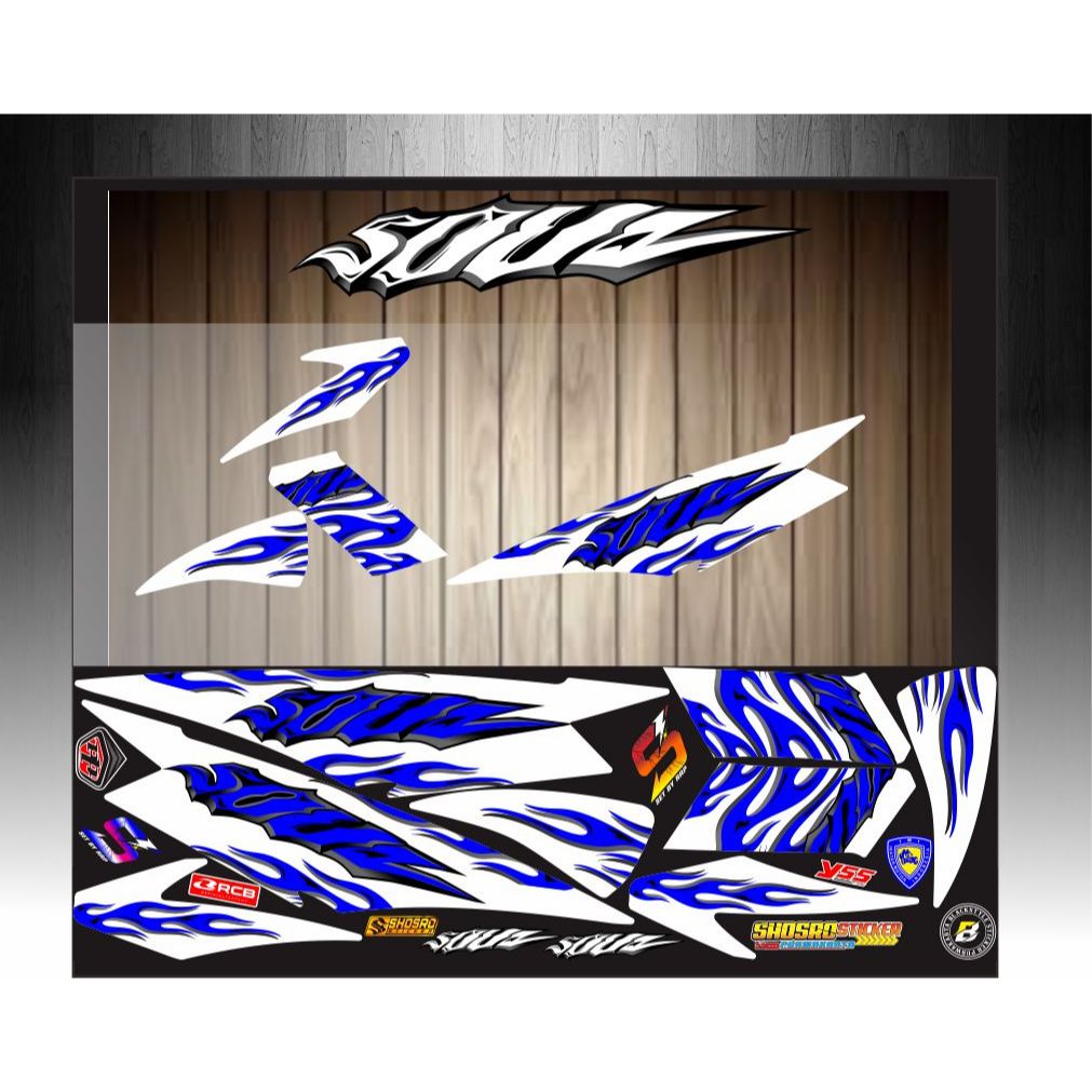 Sticker Striping Variasi Mio Soul Karbu 2006-2012 -Mio Soul 115/striping variasi  mio soul karbu var