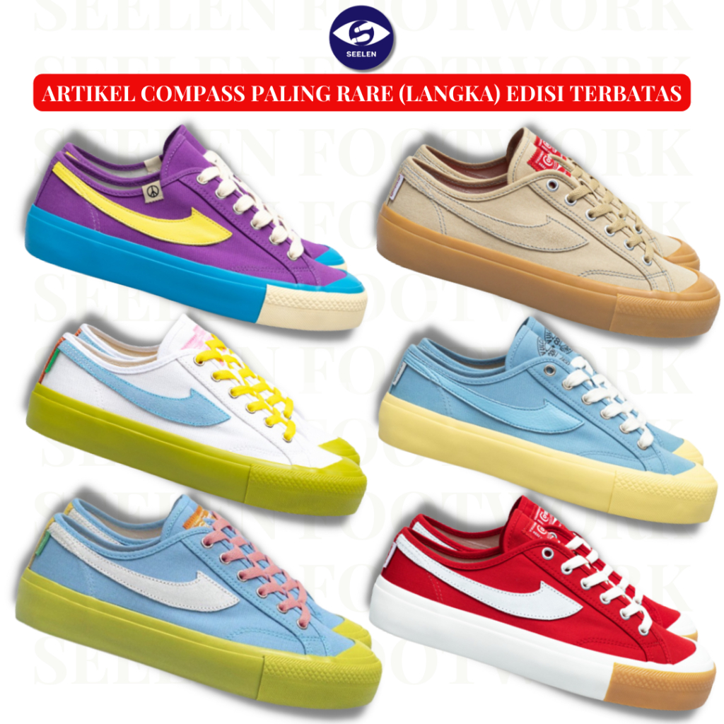 [RARE EDITION] Compass Gazelle Low Purple Haze, Cappucino, Red Gum, Blue Sky, Brebes, Matcha Blue, &