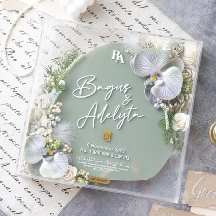 [Hibiscus] Mahar Pernikahan | Mahar Aesthetic | Mahar Resin | Kado Pernikahan | Hadiah Pernikahan | 