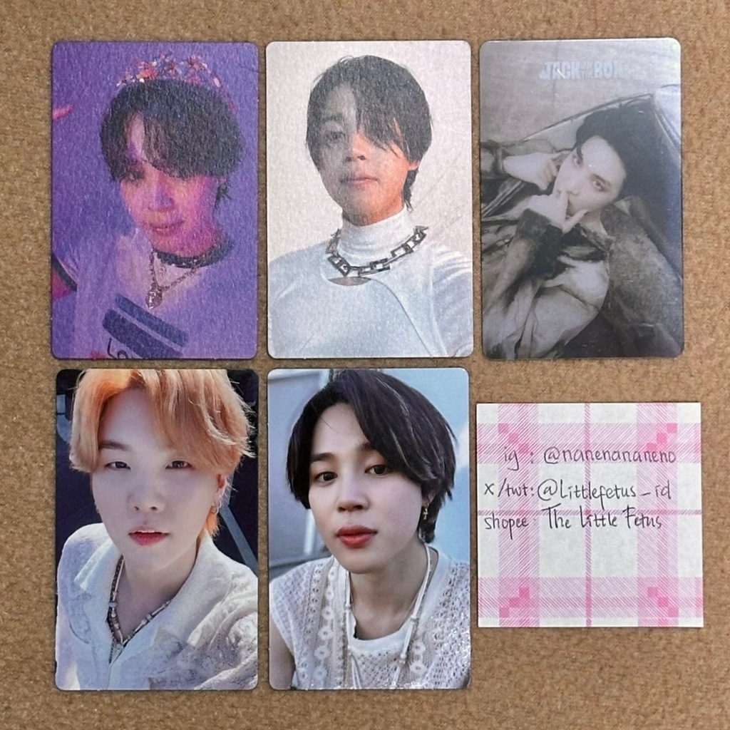 [READY STOCK] PHOTOCARD OFFICIAL BTS PC RPC PHOTOFOLIO JIMIN CROWN BUNDLE J-HOPE MEMORIES 2021 DVD Y