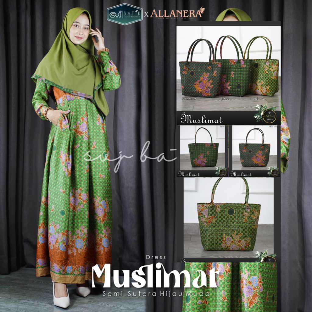 GAMIS PENGAOSAN DAN AKSESORIS KIPAS DAN TAS MUSLIMAT NU ORIGINAL SVJ