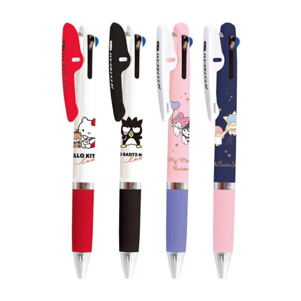 

Uni Jetstream 3 Color Multi Pen Sanrio Hello Kitty Badtz Maru My Melody Kuromi Little Twin Stars Kiki Lala Ballpoint Ink 0.5mm Pen Limited Edition