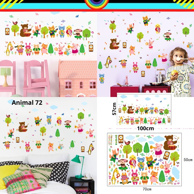 WALLSTICKER WALL STICKER STIKER DINDING DEKORASI RUMAH RUANG TIDUR ANAK ANAK COWOK CEWEK PREMPUAN WA
