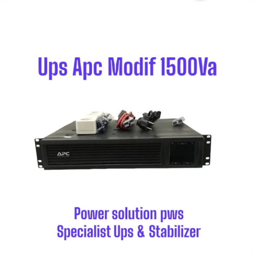 UPS MODIF APC SUA1500RMI 2U UPS MODIF 1500VA - PETI KAYU