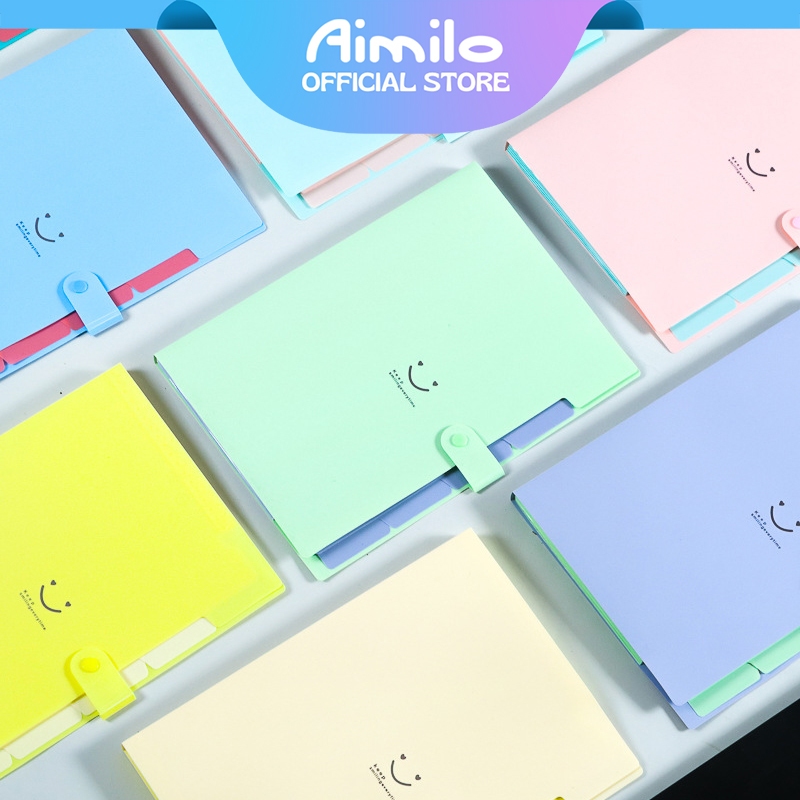 

[READY] Aimilo Map Dokumen A4-A5 Dokumen Keeper Waterproof Clear Holder File Map Plastik Perlengkapan Sekolah