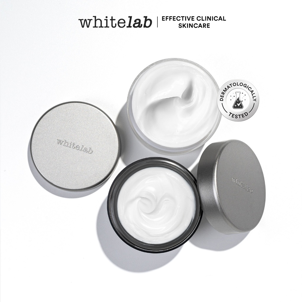 Whitelab Brightening Night Cream - Pelembap Krim Malam Pencerah Wajah Untuk Kulit Kering Dengan Niacinamide, Hyaluronic & Collagen [BPOM] Image 5