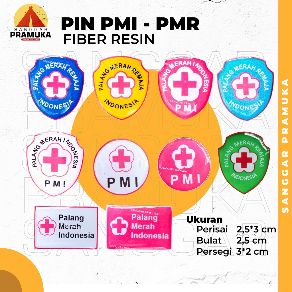 Pin PMI dan PMR / Pin Pmi / Pin Pmr / Pin Palang Merah