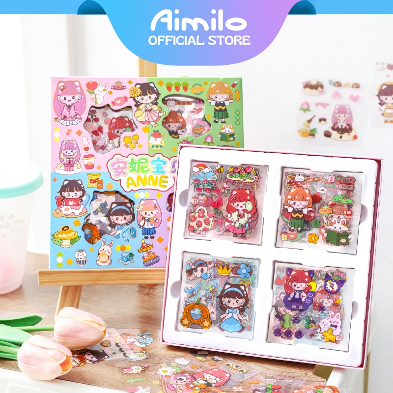 

[READY] Aimilo Stiker 100 Lembar Buku Jurnal Stiker Momo Lucu Anak Stationery Alat Tulis Perlengkapan Sekolah