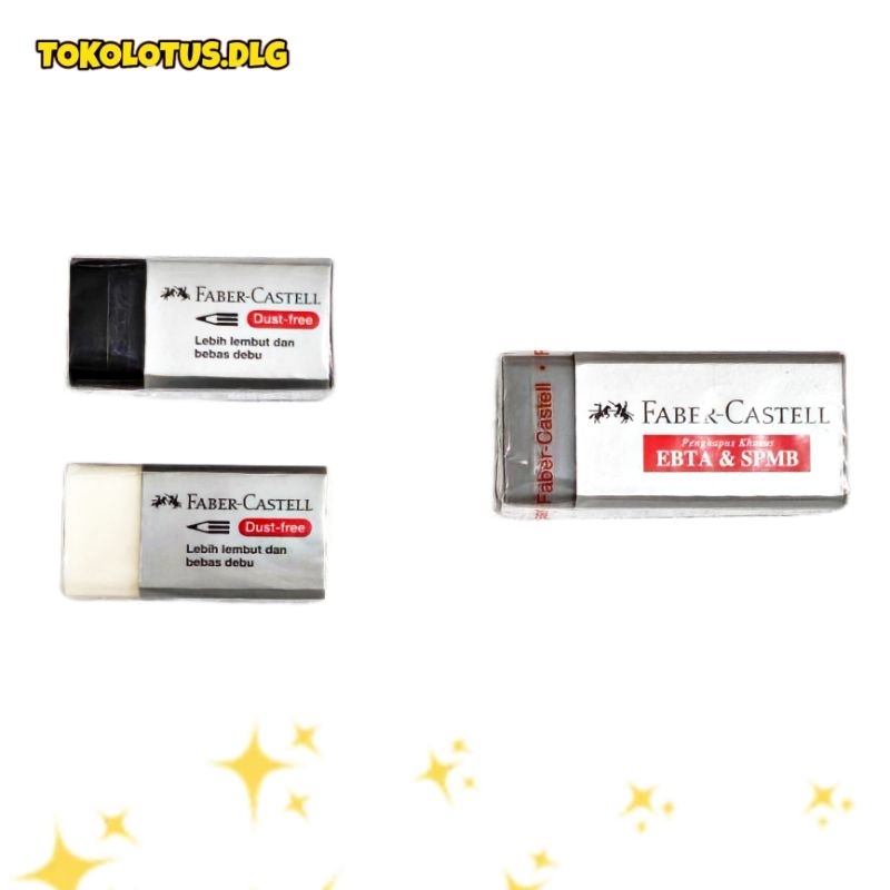 

Penghapus eraser faber castell dust free
