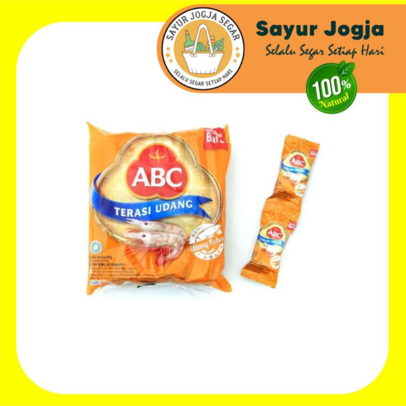 

Trasi / Terasi Udang ABC mini per sachet 4 gram