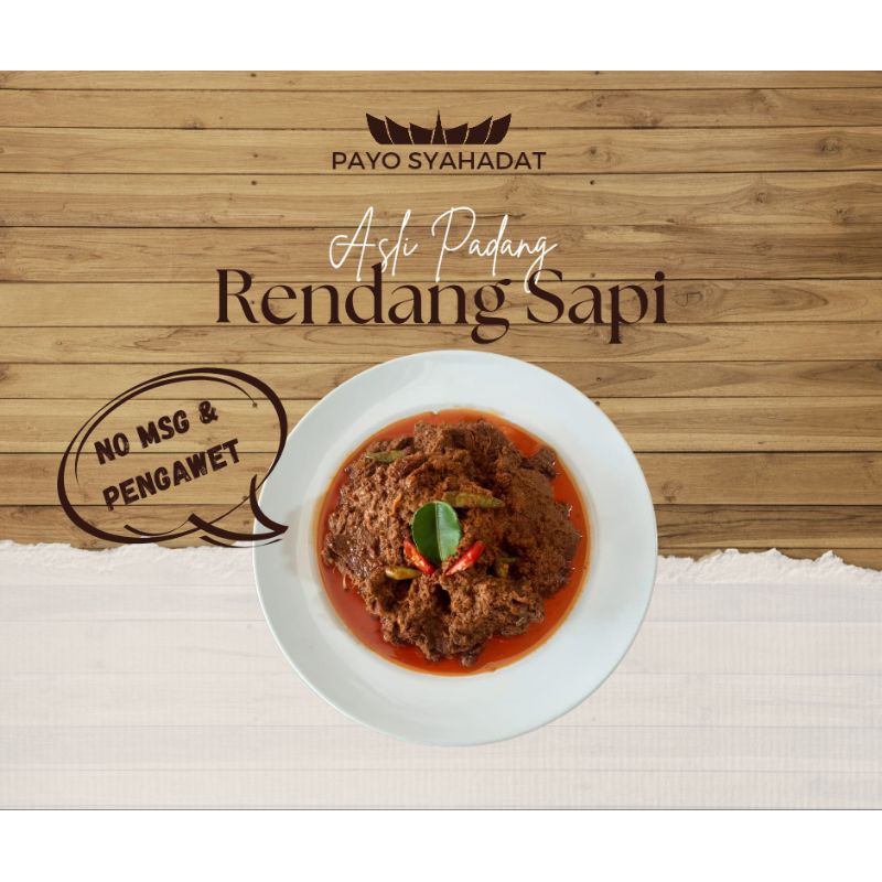 

Rendang Daging Asli Padang 1Kg