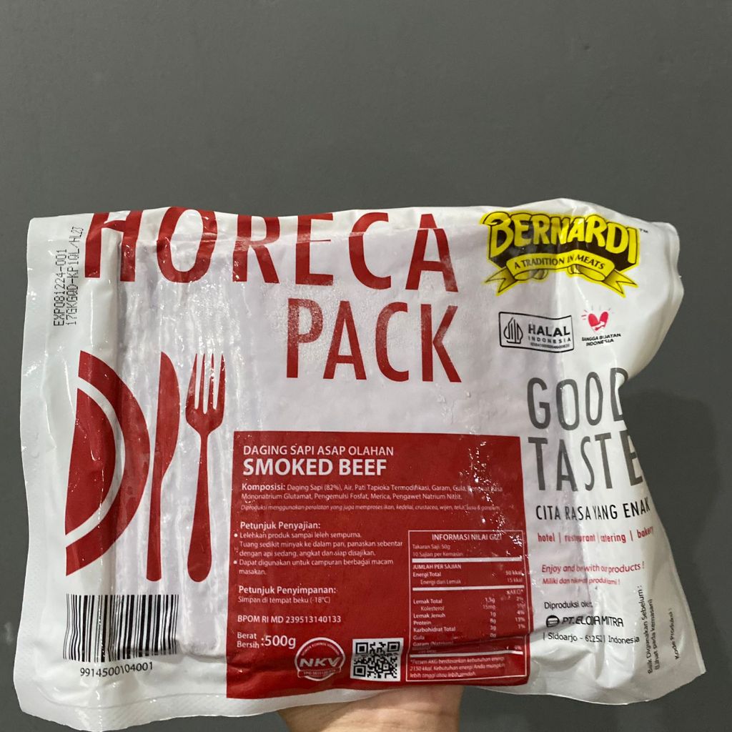 

Horeca Smoked Beef Kotak by Bernardi 500 Gram