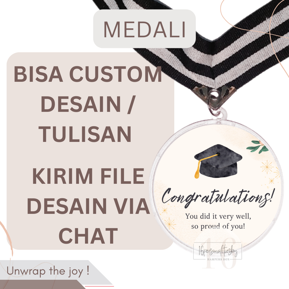 Medali Custom Graduation / Best Boyfriend / Best Girlfriend / Happy Birthday / Best Person