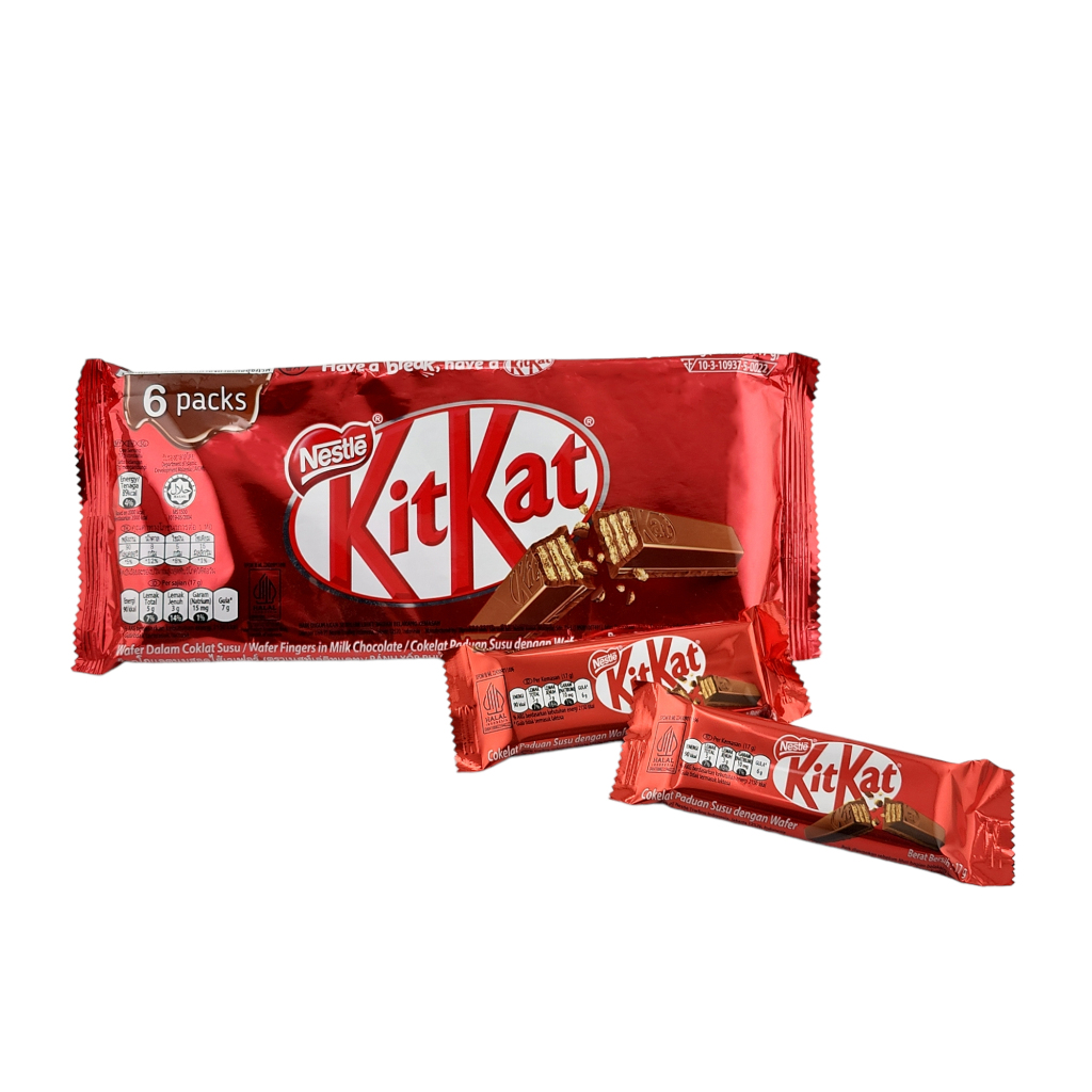 

Kitkat 2F PACK - Netto 102 Gr (Isi 6 Bks x 17 Gr)