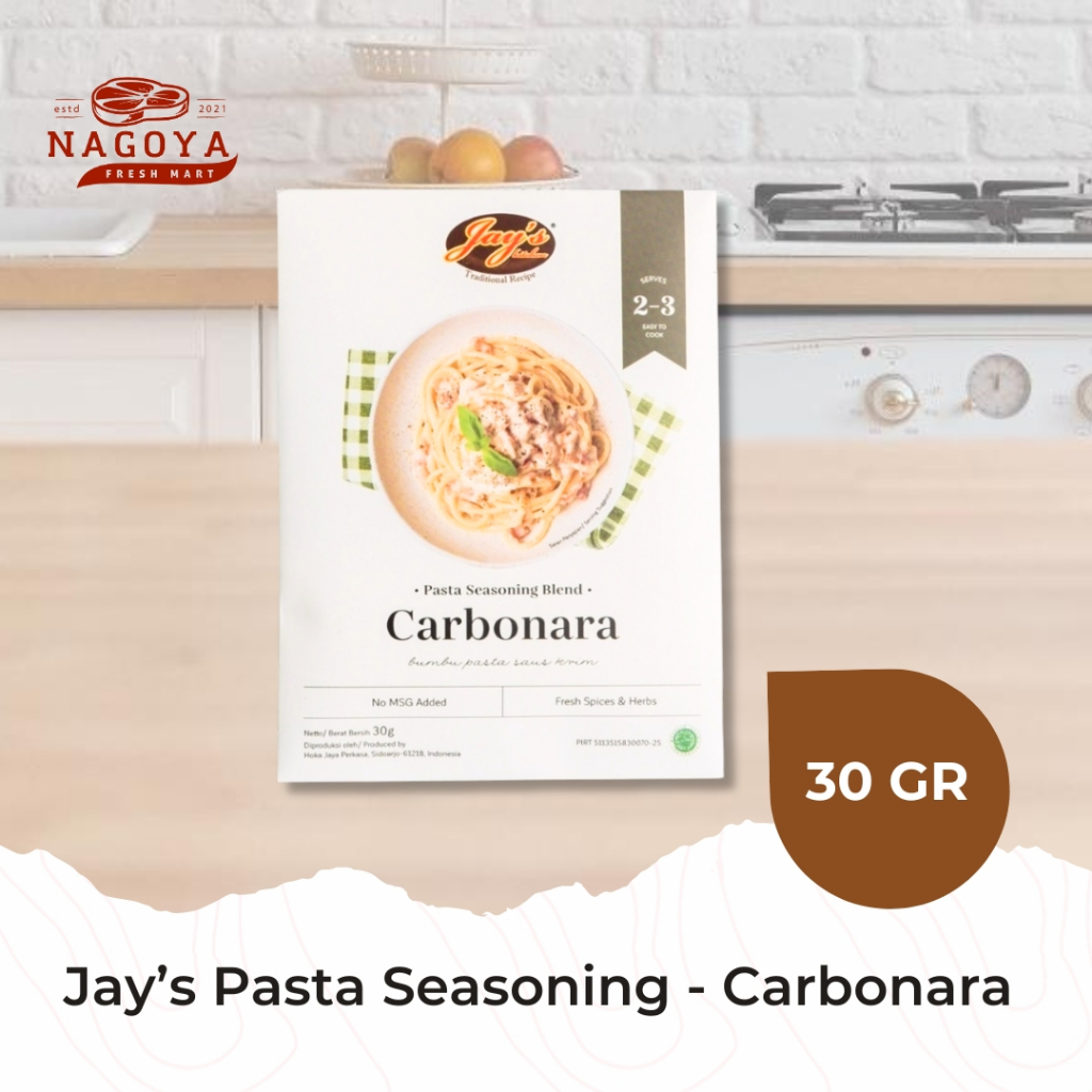

Jay's Pasta Seasoning - Carbonara 30 GR | Grill Master