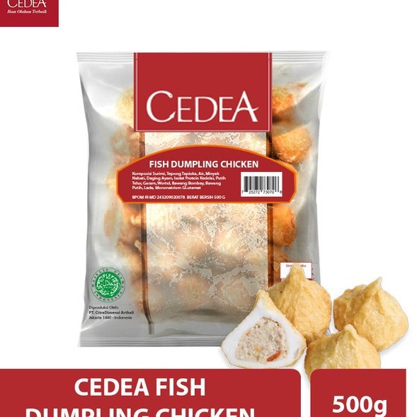 

Ready Stock Cedea Dumpling Ikan Isi Ayam dan Keju 5 gr