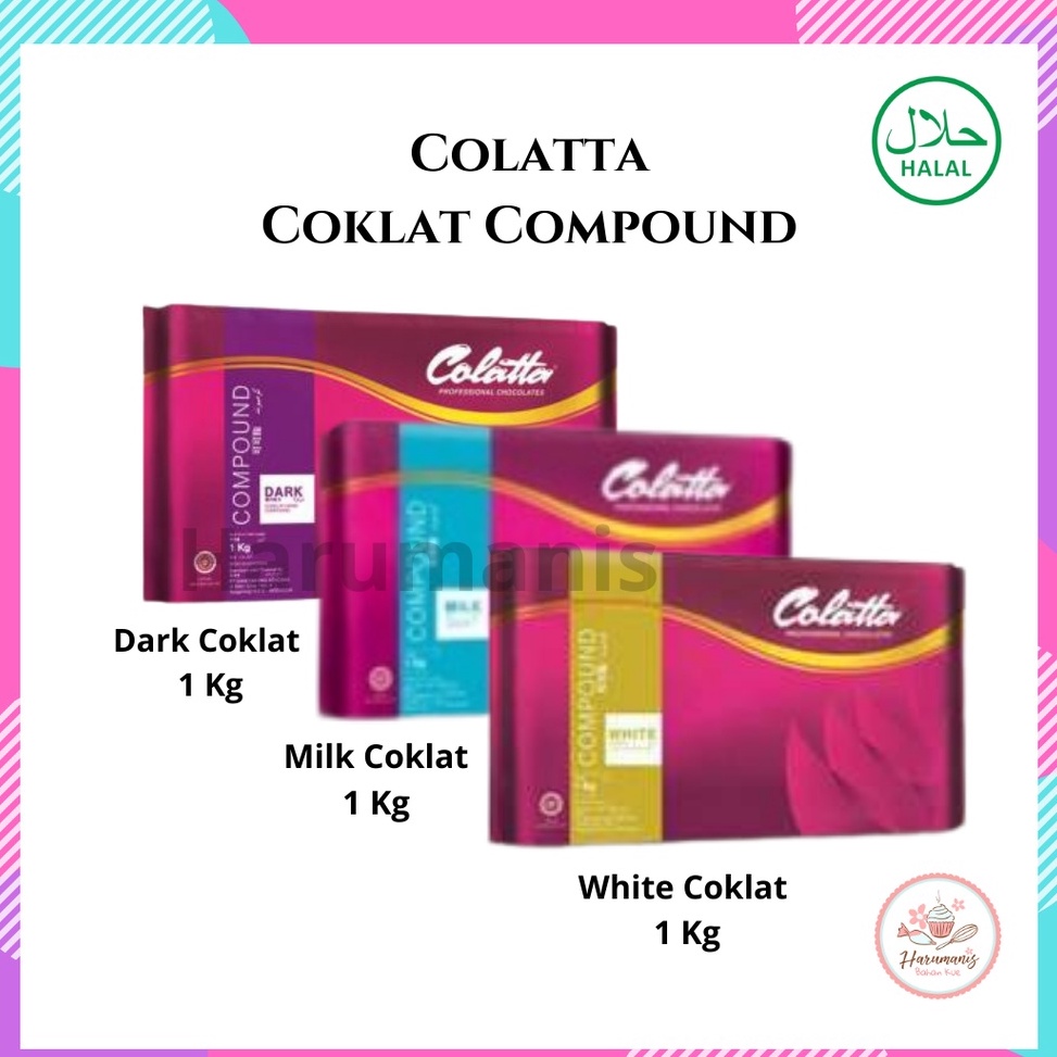 

Stk B4nyak Colatta Chocolate Compound 1kg Impor Terbaru