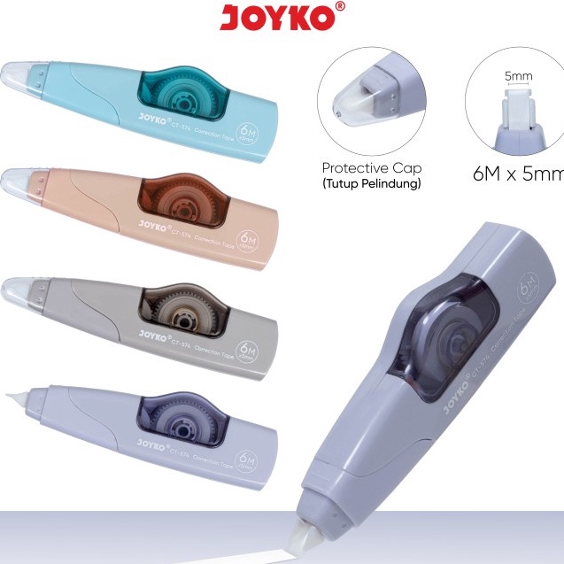 

Harga Murah Pita Koreksi Correction Tape Joyko CT574