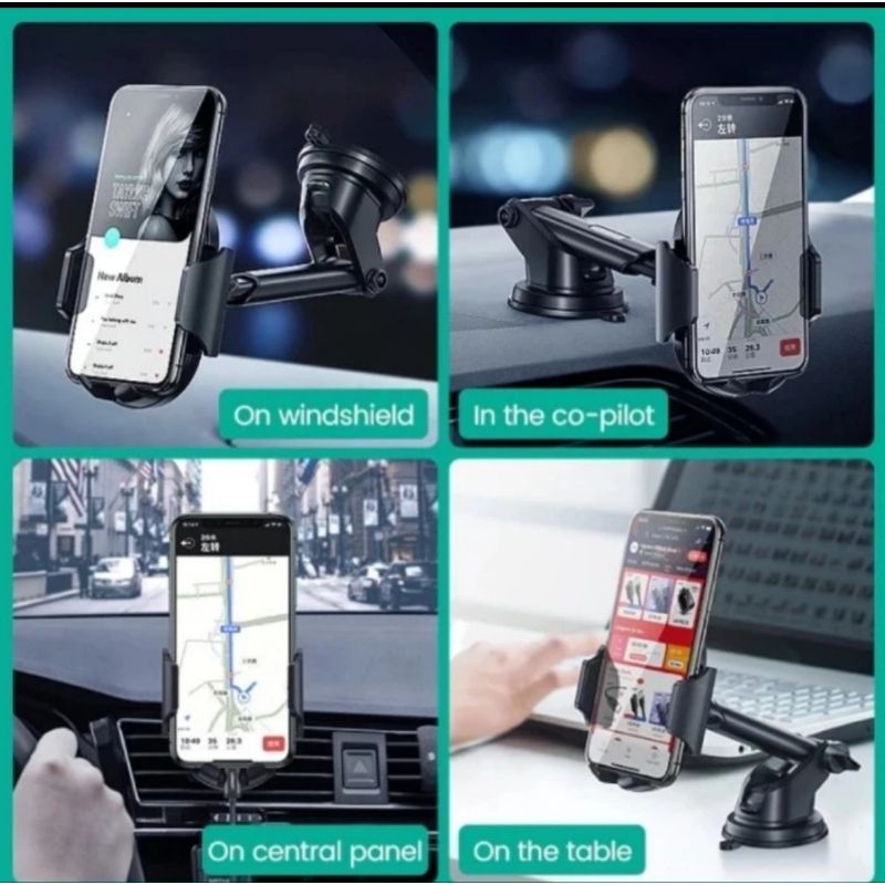 UGREEN suction cup Car Phone Holder Dudukan HP Mobil LP176 60196 Mount Mounting HP